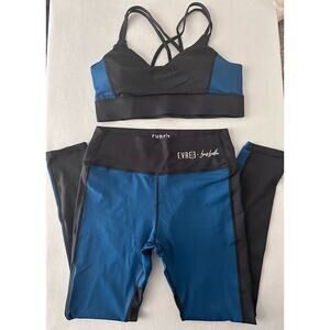 EVREE Barbella New Women’s Heart Sportsbra/Leggings Set - L